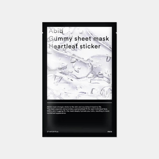 Gummy Sheet Mask Heartleaf Sticker